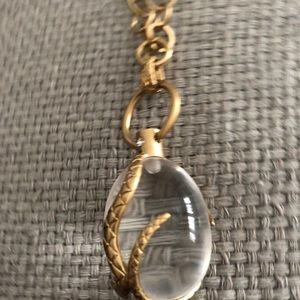 Snake pendant necklace